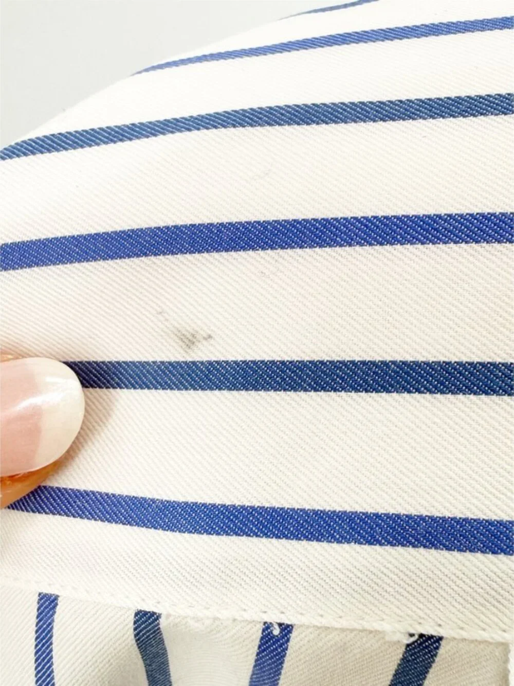 EZRA FITCH MENS S STRIPE LONG SLEEVE BUTTON FRONT DRESS SHIRT - Picture 4 of 12